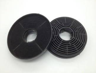 Amazinpure 2X 105x20mm Cooker Hood Extractor Fan Vent Carbon Filter Compatible with Respekta MIZ0058 MIZ 0058 PKM CF130 Candy 49040890 49040117 35602288 Lamona HJA2480 HJA2908 LAM2401 Sogedis 352C66