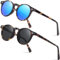 Perfectmiaoxuan Gafas de sol hombre mujer Polarizadas rectangulares Protección UV Gafas deportivas para Mujer y Hombre Conducir Running Pesca Viajes Sunglasses