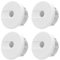 4pcs Wall Bushing for Starlink Ethernet Cable, Wall Grommet Cable Routing Kit to Cover 0.94in Wall Holes Cable Bushing Pass Through Protective Accessories for Furniture & Wall Holes
