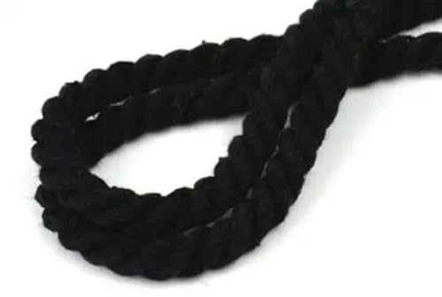 5-20mm Baumwollseil 3 Anteile gedrehte Kordeln für Heimtextilien Handwerk Dekoration Tasche Kordelzug Gürtel DIY Lanyard Fadenschnur 10 Meter