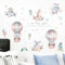 anneratteryer Flugzeug Tier Wandtattoo,Wandaufkleber Kinderzimmer Tiere,Wandtattoo Little Deco Luftballon,DIY Giraffe Elefant Heißluftballon Wandaufkleber für Mädchen Junge Schlafzimmer Wanddeko