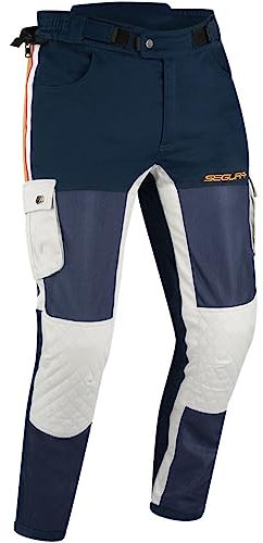 Segura Mojo Motorrad Textilhose, blau/grau, M