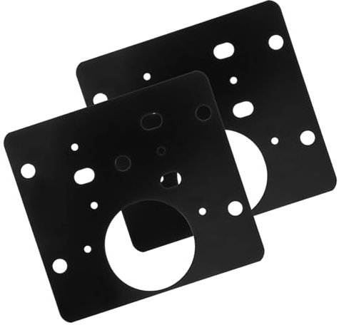 WOONEKY 2St Reparaturplatte repair kit einbau Scharnier Reparatur Kit mobile klamotten schrank werzeug Türplatte Scharnierplatte Reparatursatz für Türscharniere Rostfreier Stahl