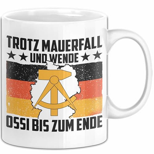 Ddr Tasse Geschenk Ossi Geschenkidee Ostdeutschland Deutschland (Weiß)