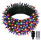 Hzitcigm 30M Weihnachten Deko Lichterkette, 300 LED Bunt Lichterkette Weihnachtsbaum Lichter mit 8 Modi Grünes Kabel IP44 Wasserdicht Weihnachtsbeleuchtung Strom Lichterkette für Innen Außen Deko