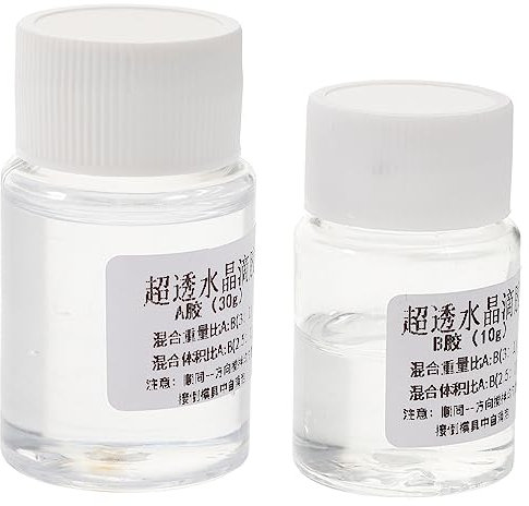 OKUMEYR 6 Sets Diy Jewelry Craft Glue 2 Part Epoxy Resin Strong Adhesive for Decorations