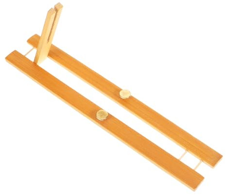 Alipis Bamboo Round Fan Stand for Display Hand Fan Holder Compact and Lightweight