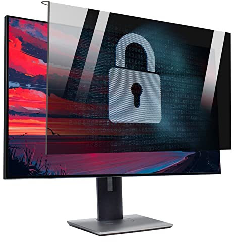 HXLDZOU Computer Privacy Screen Filter, Universal for Widescreen Laptop Monitor Desktop Computer, Hanging Acrylic Eye Protector, 18-20 Inch, for School (20/22in 491x320mm)