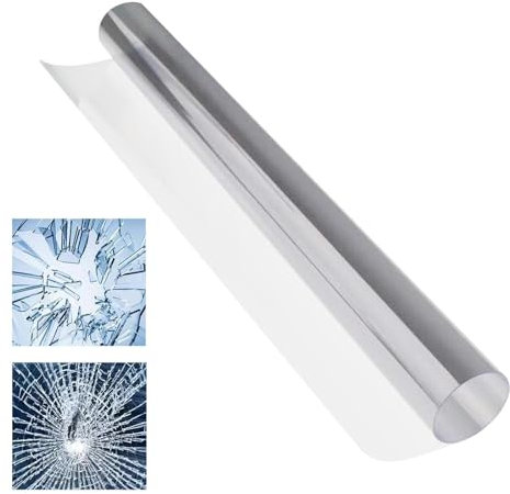 Erconsso Pellicola protettiva per finestre, pellicola di sicurezza infrangibile per finestre, pellicola protettiva infrangibile, pellicola protettiva per finestre, pellicola protettiva per vetro, 20