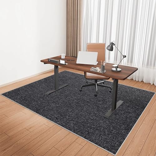 Bodenschutzmatte Bürostuhl Teppich Unterlage, Stuhlmatte für Hartböden, Kratzfeste Bürostuhl Unterlage für Büro und Zuhause, Schreibtischstuhl Unterlage für Laminat, Gamer Teppich 200 x 250 cm