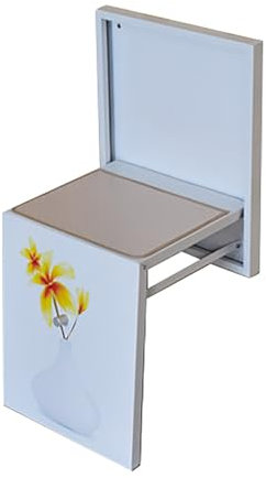 ZIHESY Wandklappstuhl An Der Wand Montierter Schuhwechselhocker, Zusammenklappbar Wandhocker Einfache Installation, für Foyer Veranda Garderobe Balkon