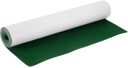 Feutrine Autocollante Tissus Autocollant Vert - 40 x 220 cm 1 mm d'épaisseur Rouleau de feutre DIY - pour liner de boîte Tapis de tiroir Auto Feutre Cadre photo Pied de chaise Pieds de table