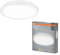 LEDAVANCE ORBIS Ultra Slim Deckenleuchte 235mm, weiß, 15W, 1640lm, homogenes, warmweißes Licht (3000K) + Hintergrundlicht, dreistufige Dimmbarkeit über Wandschalter, ultraflach, Schutzklasse IP20