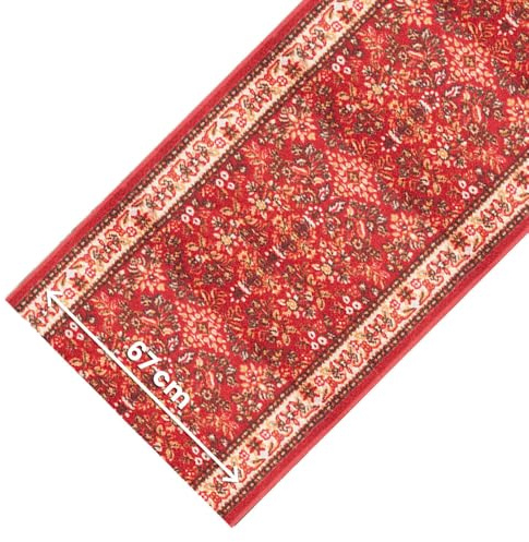 OLIVO.shop Passatoia Scale Antiscivolo, Tappeto a Rotolo, 0,67x10 mt OLIMPO | Tappeto per Scale Interne, Rotolo Moquette al Metro per Corridoio, Casa, Hotel, Reception, Ristoranti, Uffici, CLASSICO