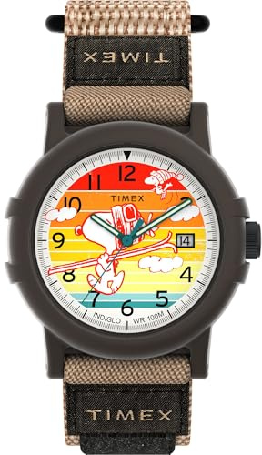 Timex TW4B34900JT Men's Analogue Quartz Watch with Fabric Strap