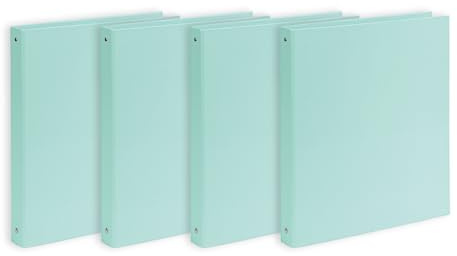 Favorit 4 Raccoglitori A4 Azzurro Pastello, PP 22x30cm, diametro 30 mm