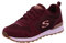Skechers Damen OG 85 GOLD'N GURL Sneakers, Burgundy Suede/Nylon/Mesh/Rose Gold Trim, 39.5 EU