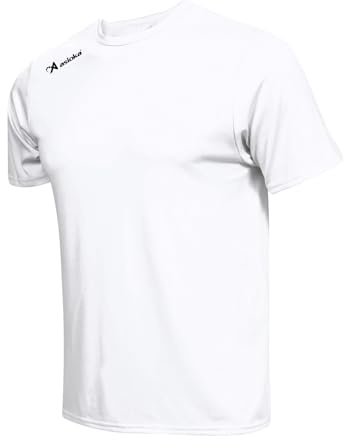 Asioka 130/16 Camiseta Deportiva, Unisex Adulto, Blanco, L