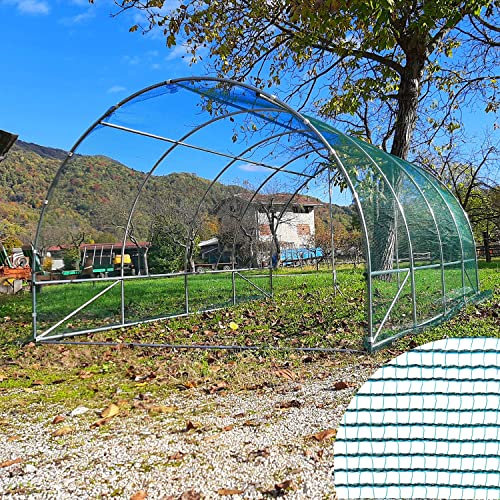 Serra Tunnel 3x4m con Rete antigrandine Made in Italy orto Giardino Piante vivaio Serre botaniche