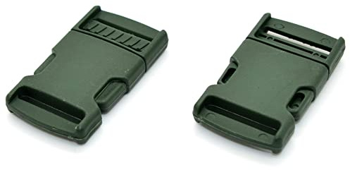 SolaDirect Side Release Buckles Clips for Webbing, Luggage, Back Pack/Rucksack, Straps