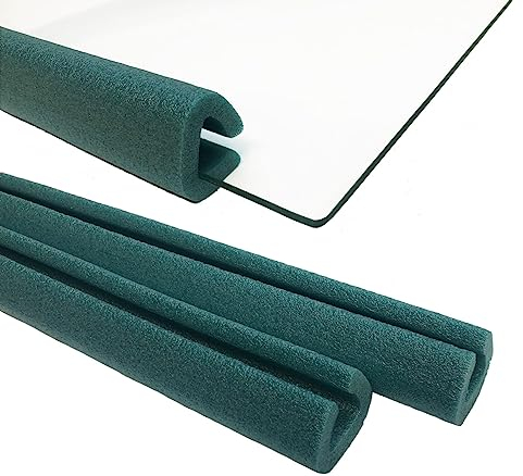 Edenpack Anti-Kollisions-Schaumstoff-Kantenschutz, 10 Streifen, Schutz, Eckpolsterung, scharfe Tischkantenschutz, Kindersicherung, extra dick (25–35 mm x 2 m), Blau (ED-41324)