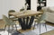 Endo-Moebel Esstisch Alex 130cm auf 210cm erweiterbar Säulen-Tisch Küchentisch ELEGANT (Natur Eiche)