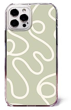 Sage Green Swirls Swirl Design Phone Case/Cover Compatible with iPhone XR Plastic
