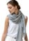 LA FERANI Sommerschal Damen Kaschmir extra dünn Halstuch Stola 200x70 grau leicht durchsichtig Umschlagtuch elegant für Sommer Saison Casual Business Style Hochzeit Geschenk für Sie (Grau)