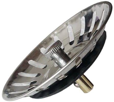 NHEISSCF Filtro Tappo lavandino, Tubo di Scarico del lavand Filtro for lavello, Scarico, Acciaio Inox, Accessori for Utensili da Cucina, Tappo