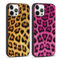 RUMDEY 2 Pack Cute Cheetah Print for iPhone 12 Pro Max 6.7 Phone Case, Luxury Leopard Pattern Design Cases Soft Silicone Slim TPU Shockproof Bumper Protective Cover for Women Girls-Yellow & Pink