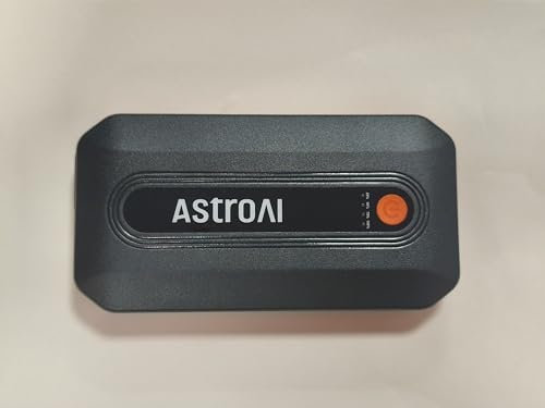 AstroAI B8 Starthilfe Powerbank für pkw, 2000A Starthilfe Powerbank funktioniert für 7,0 L Benzin Oder 5,5L Diesel, tragbare 5-in-1 Booster Auto Starthilfe mit LED für 12V Autos und Motorräder, Orange