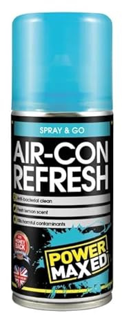 Power Maxed Air-Con Refresh, 150ml, Car Air Conditioning System Cleaner and Deodoriser