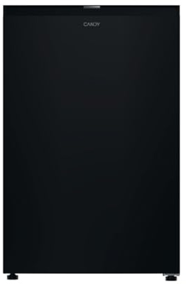 Candy CNOQ2S58EB - Mini frigorifero basso, larghezza 54,5 cm, altezza 85 cm, 114 l, 2 ripiani, 3 balconi, 1 cassetto, congelatore, controllo meccanico interno della temperatura, illuminazione LED, 37