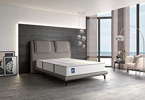 Irisette Rügen 1.000er Tonnentaschenfederkernmatratze, 24cm hoch, 7-Zonen Wendematratze, Härtegrad 3, 180x200cm, Öko-Tex Zertifiziert, produziert nach deutschem Qualitätsstandard