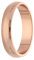 Treuheld® 925 Sterling Silber Ring | Roségold | Ringgröße 50 | Breite 5mm | Damen & Herren | glänzend | Freundschaftsring Verlobungsring Ehering