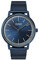 HUGO Analog Quarzuhr für Herren mit Blaues Edelstahl-Mesh-Gliederarmband - 1520011