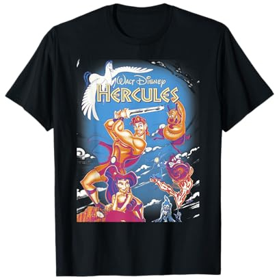 Disney Hercules Main Cast Movie Cover Graphic T-Shirt