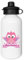 Samunshi® Kinder-Trinkflasche mit Rosa Eule und Namen als Motiv für Schule Sport Freizeit personalisierbar Rosa Eule