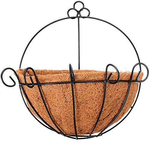 Little finger - Fioriere da appendere in vimini, in rattan, per vasi da fiori, per casa, decorazione da giardino, misura media