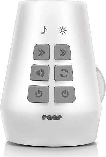 Reer DreamBeam Motiv-Projektor mit 24 verschiedenen Bildern, zaubert Traumlandschaften an Decke und Wand, weiß
