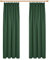 Deconovo Super Soft Thermal Insulated Pencil Pleat Curtains Blackout Curtains for Bedroom 90x90 Inch Forest Green 2 Panels