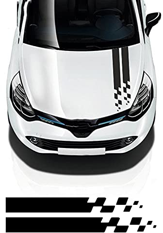 Seitenschweller Aufkleber Auto Streifen Motorhaube Aufkleber Racing Motorhaube Sport Aufkleber,Für Renault Megane Clio RS Captur Sandero Espace Twingo Scenic Laguna Trafic