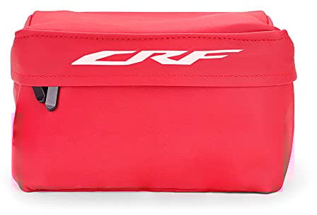 Rear Seat Fender Pack Tool Storage Bag For HONDA CRF125F CRF150F CRF230F CRF250F CRF250L Rally CRF250M CRF300L CRF450L Motorcycle Off-Road Dirt Pit Bike, Red