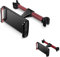 MAGIC SELECT Soporte Reposacabezas Coche para Tablet o Móviles de 4.7 a 11 Pulgadas. Soporte Tablet Coche con Rotación de 360° y Almohadillas de Silicona Antideslizantes. Color Negro y Rojo