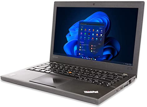 Lenovo Notebook Thinkpad X260 i5 jusqu'à 3,00 GHz Écran 12,5 Windows 11 Professionnel 8 Go RAM SSD M.2 256 Go HDMI USB 3.0 WiFi Ordinateur portable professionnel Maison travail PC SmartWorking