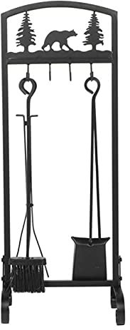 Liudan Kaminbesteck 5 stücke Kaminwerkzeuge Indoor Schmiedeeisen Feuer Set Kaminzubehör für Home Ofen Verwendung Kamingarnitur