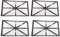 deawater RCX70101 Lot de 4 cartouches filtrantes pour nettoyeur de piscine Hayward AquaVac, TigerShark et SharkVac - Pièce Maytronics
