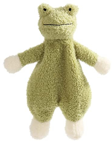 Apricot Lamb - Schlaf-gut-Frosch Schmusetuch Plüsch Komfort Kuscheltier für Babys - weich & waschbar - 25 cm