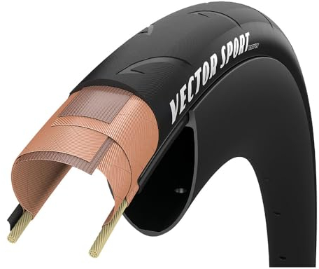 Goodyear Vektor-Sport Fahrradreifen, Schwarz, 28-622