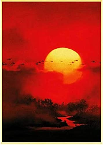Poster Apocalypse Now Filmplakat, Vintage-Filmplakat, Wandkunst, Bilder, Poster Und Drucke, Leinwandgemälde, Heimdekoration 50X70Cm Kein Rahmen